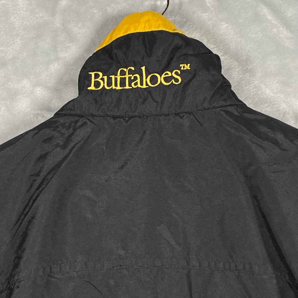 Columbia Mens Colorado Buffaloes Windbreaker Jacket Black Gold XM505C Large - Picture 6 of 12